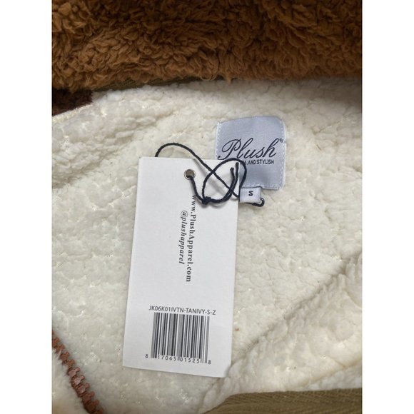 Revolve x Plush Sherpa Jacket with Removable Hood Zippered Pockets - Picture 8 of 8